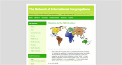 Desktop Screenshot of internationalcongregations.net