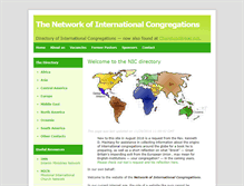 Tablet Screenshot of internationalcongregations.net